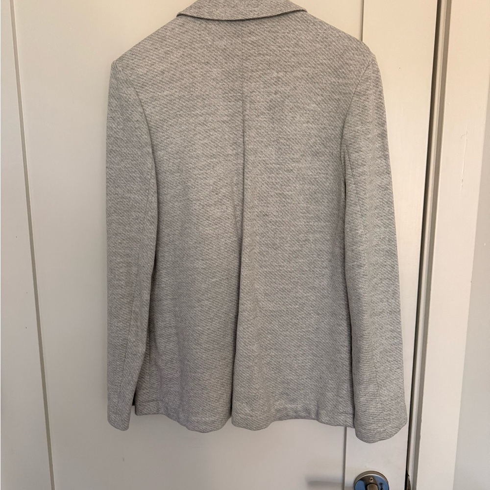 Gray Faherty Blazer With Pockets - image 2